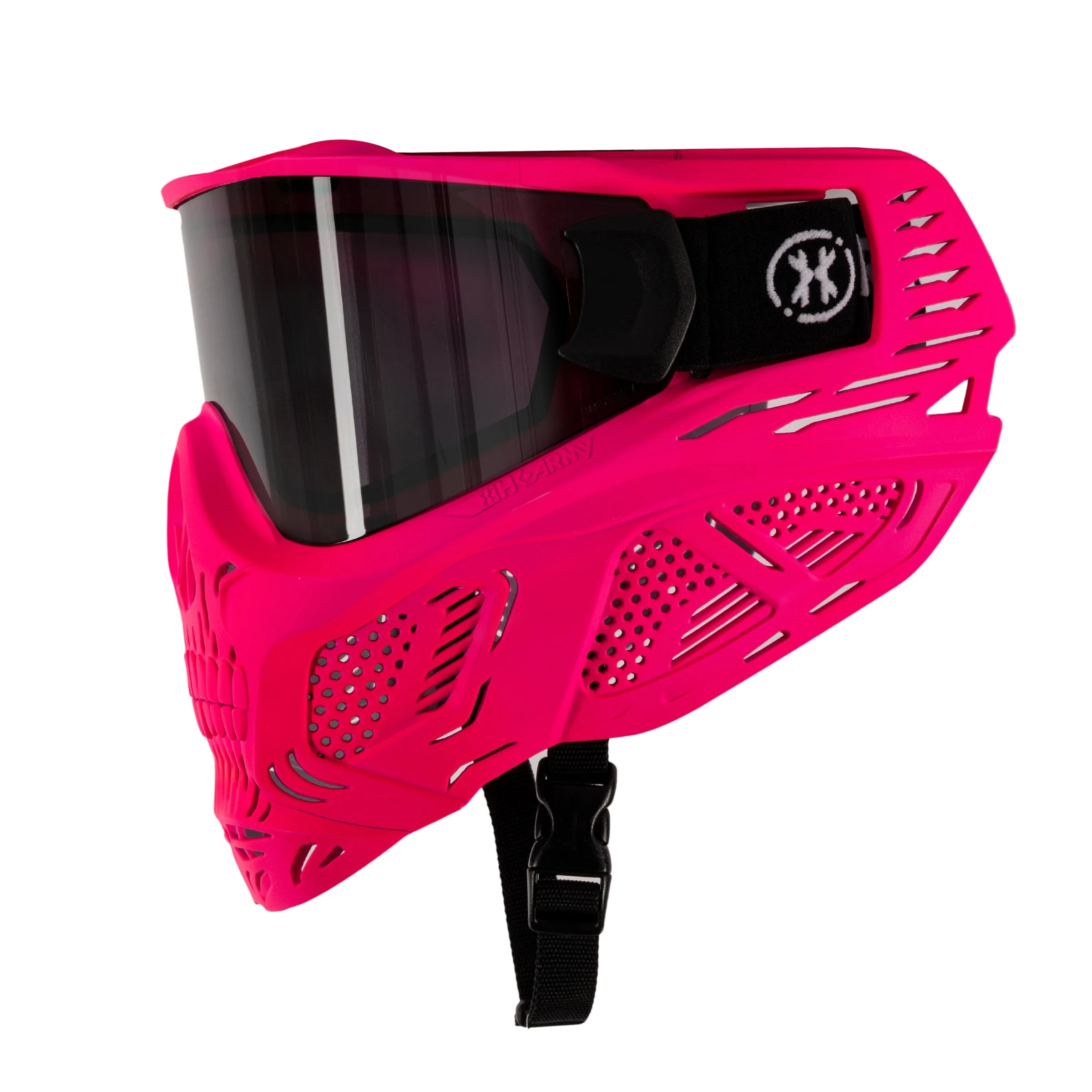 HSTL Skull Goggle - Neon Pink w/Smoke Lens - Image 2