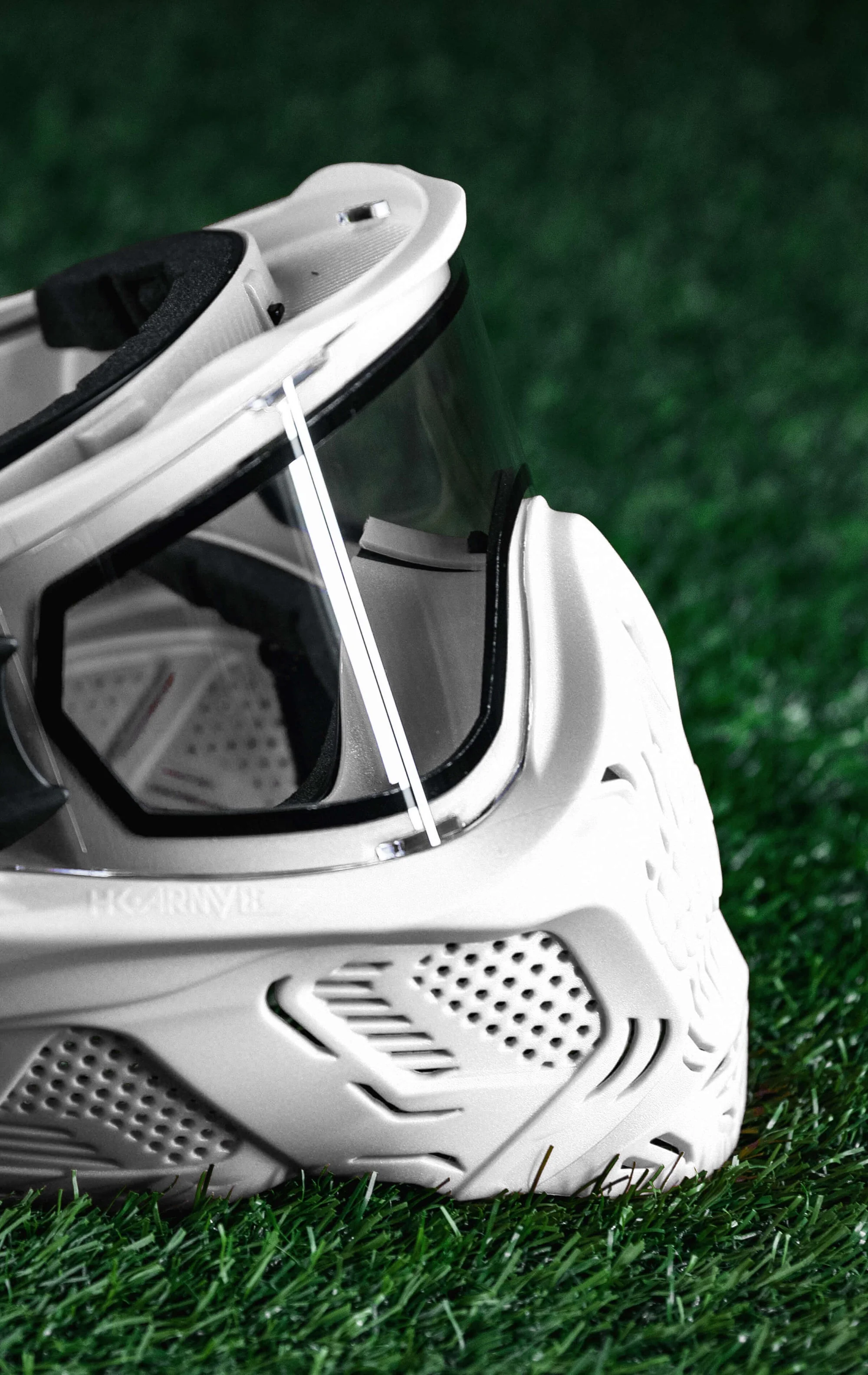 HSTL Skull Goggle - White w/ Clear Lens - Image 4