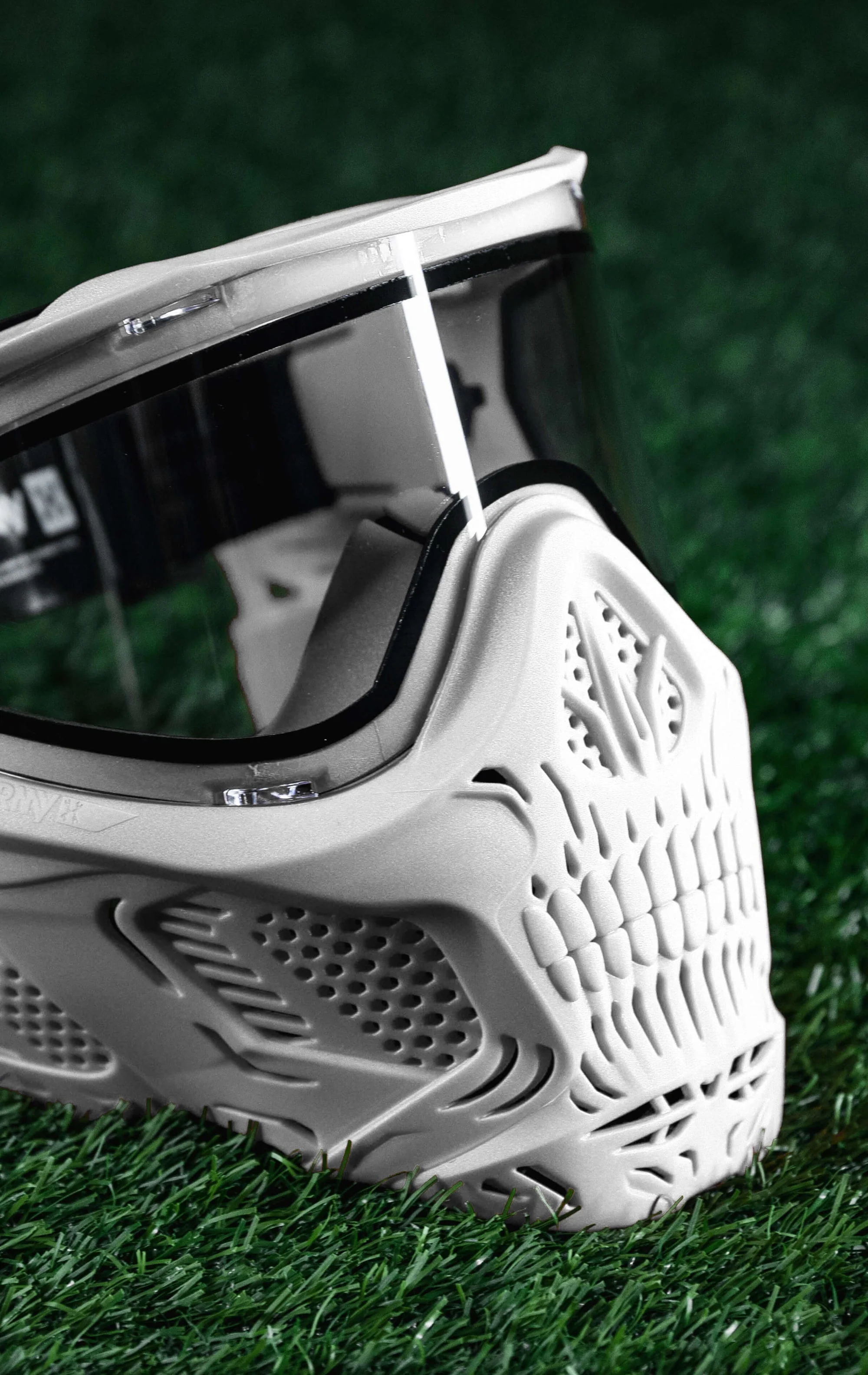 HSTL Skull Goggle - White w/ Clear Lens - Image 5