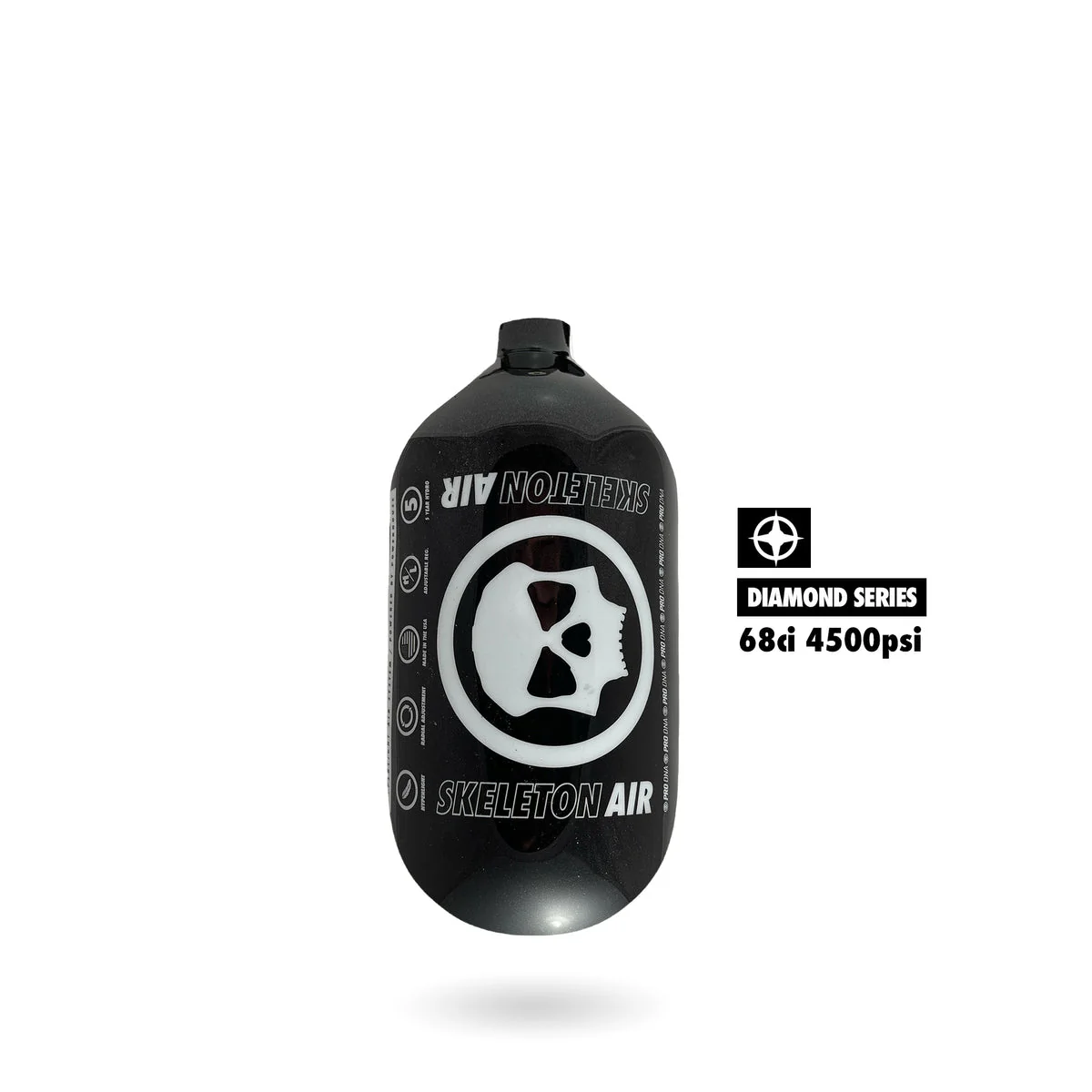 Infamous "DIAMOND SERIES" SKELETON AIR HYPERLIGHT AIR TANK - BOTTLE ONLY - 68/4500 - Image 2