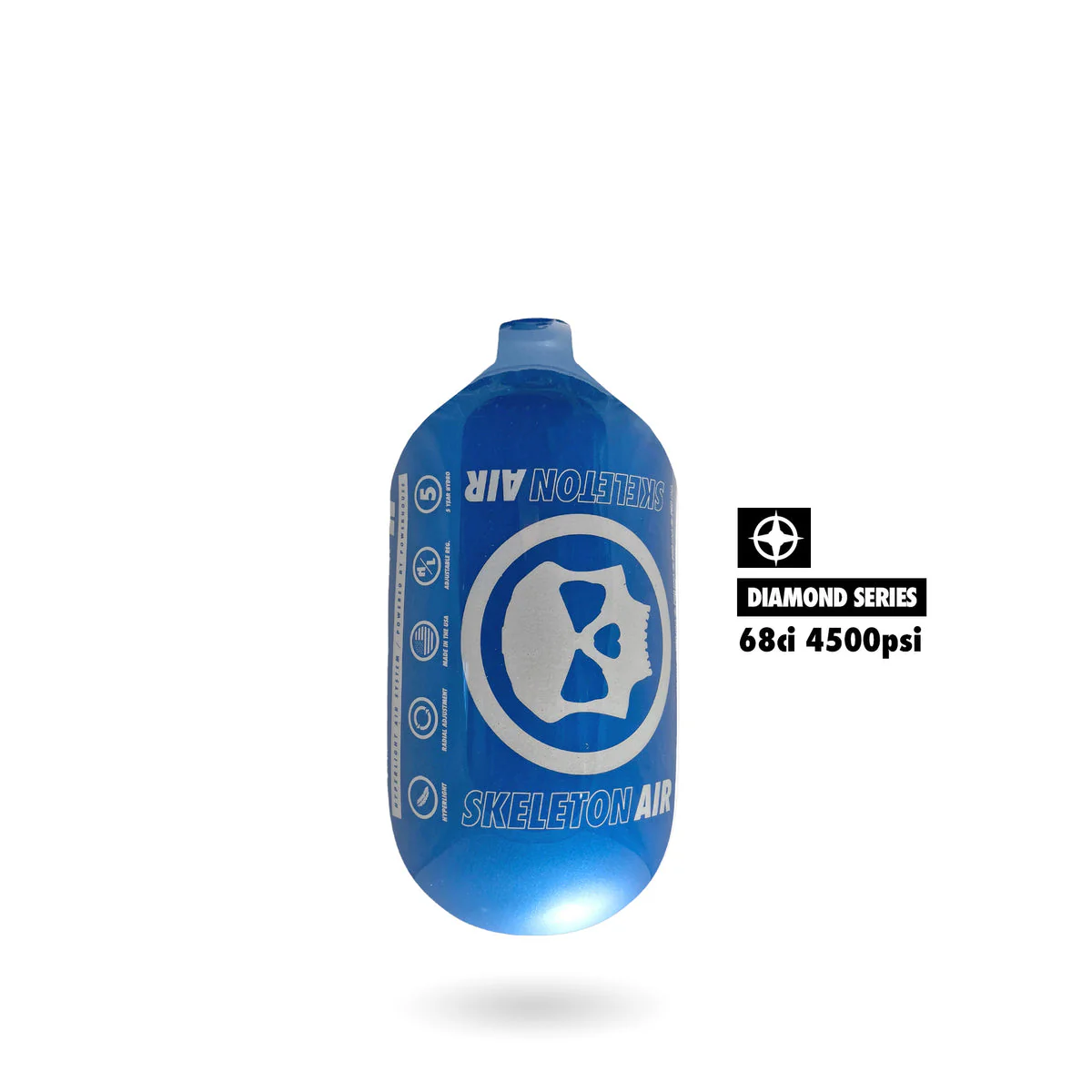Infamous "DIAMOND SERIES" SKELETON AIR HYPERLIGHT AIR TANK - BOTTLE ONLY - 68/4500 - Image 5