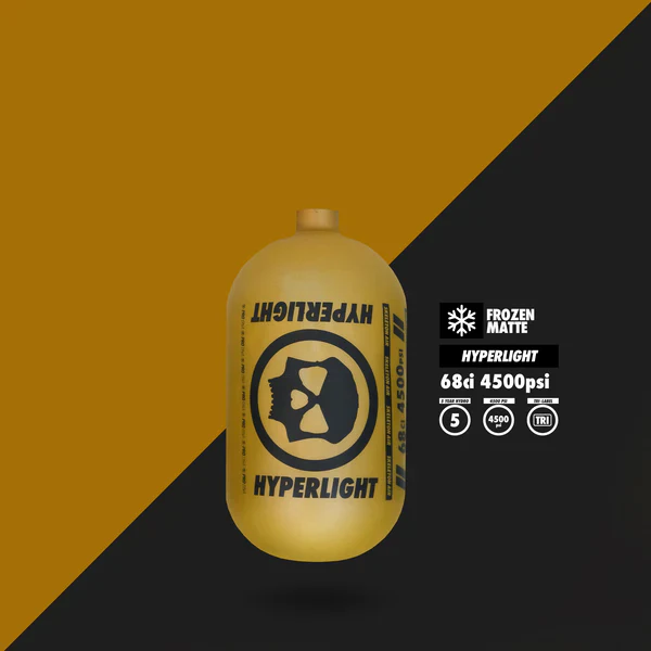 Infamous "Frozen Matte" Hyperlight Paintball Tank - 68/4500 BOTTLE ONLY - Image 6
