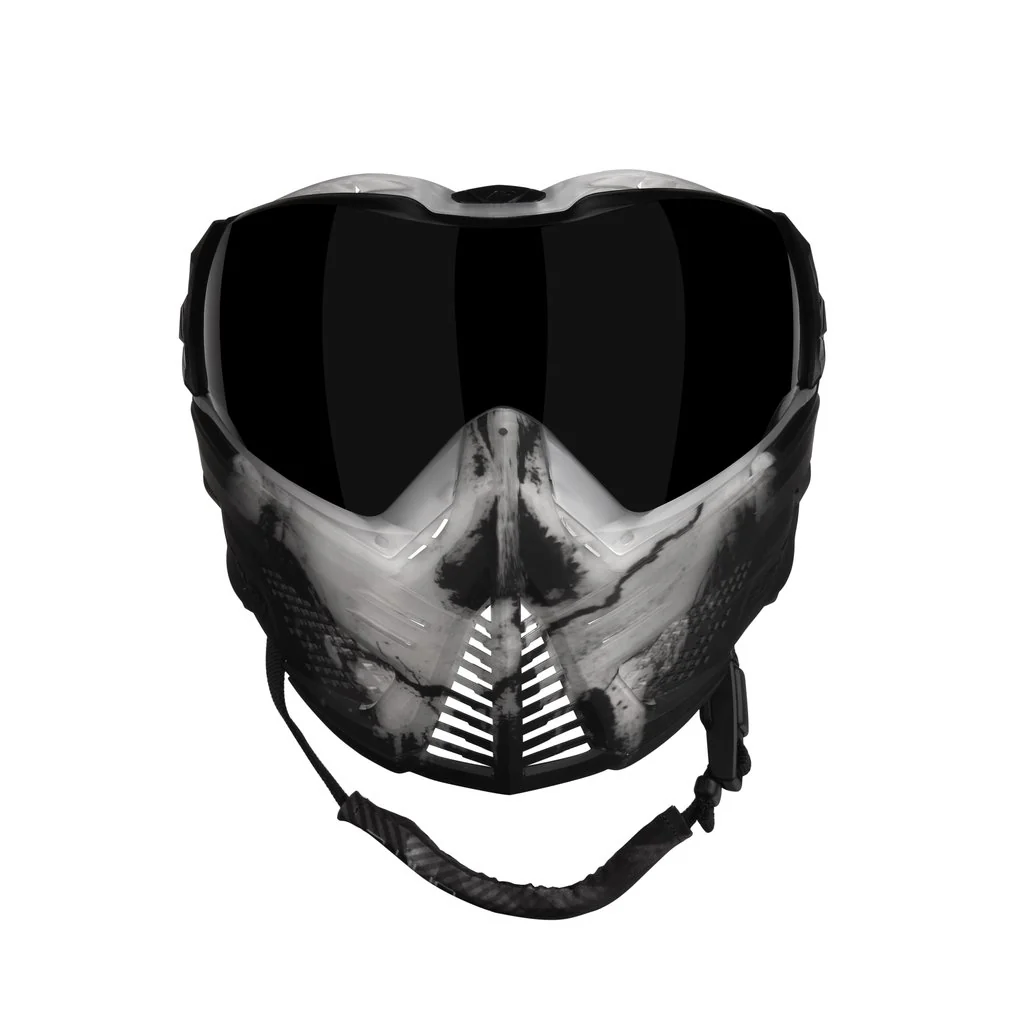 Push Unite Paintball Goggle - LE Infamous White Skull - Image 2