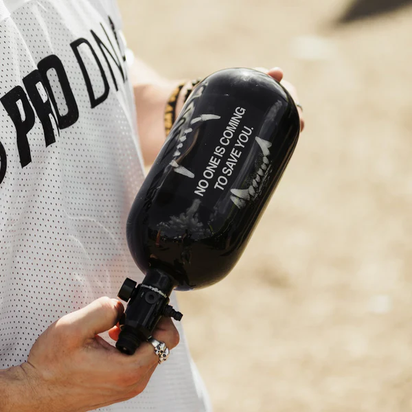Infamous Hyperlight Paintball Tank - 80/4500 - NO ONE IS COMING (LE JJ SIGNATURE) BOTTLE ONLY - Image 2