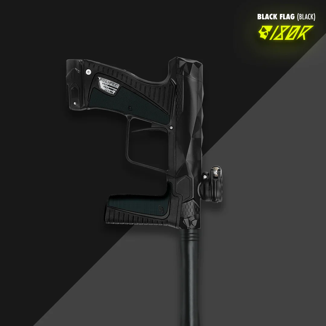 Infamous Limited Edition Diamond Skull Gtek 180R Paintball Gun - Black Flag - Image 2