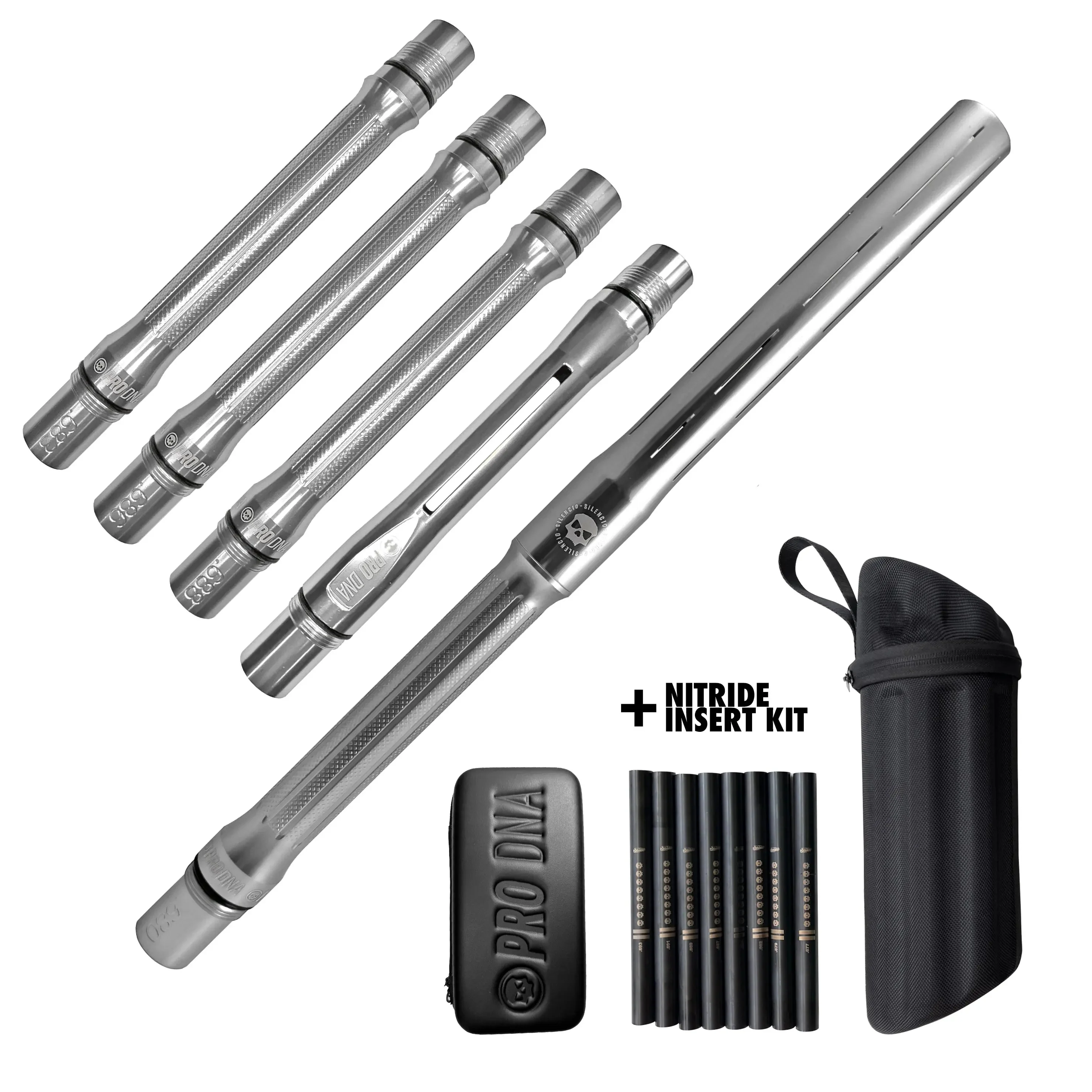 Infamous Pro DNA Silencio Barrel Kit & SS Nitride Insert Kit - Choose Your Color - Image 2