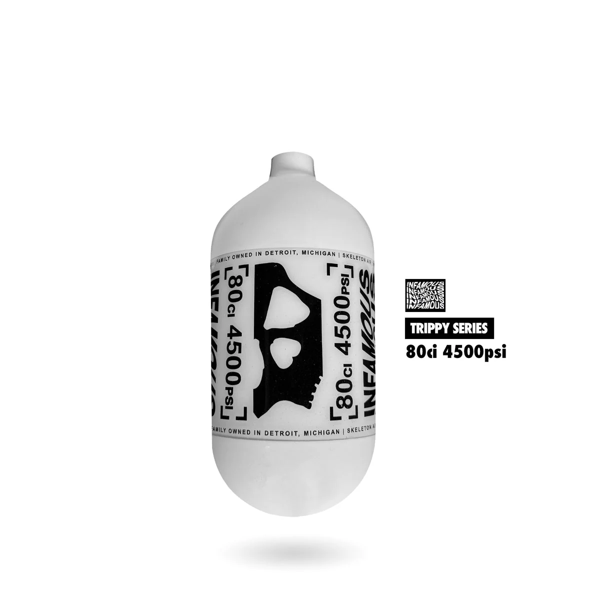 Infamous Skeleton Air "Trippy Series" HYPERLIGHT AIR TANK 80CI - Image 2
