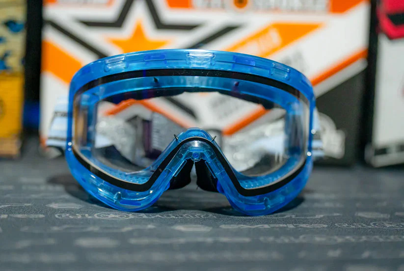 JT Pro-Flex QLS Complete Goggle Frame - Ice Aquamarine w/Clear Lens and Strap