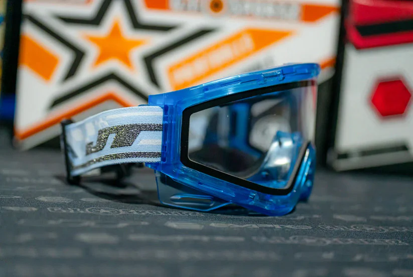 JT Pro-Flex QLS Complete Goggle Frame - Ice Aquamarine w/Clear Lens and Strap - Image 2