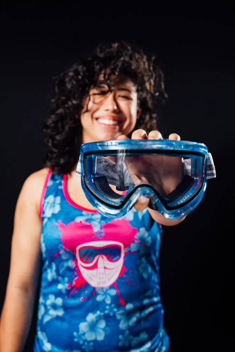 JT Pro-Flex QLS Complete Goggle Frame - Ice Aquamarine w/Clear Lens and Strap - Image 3