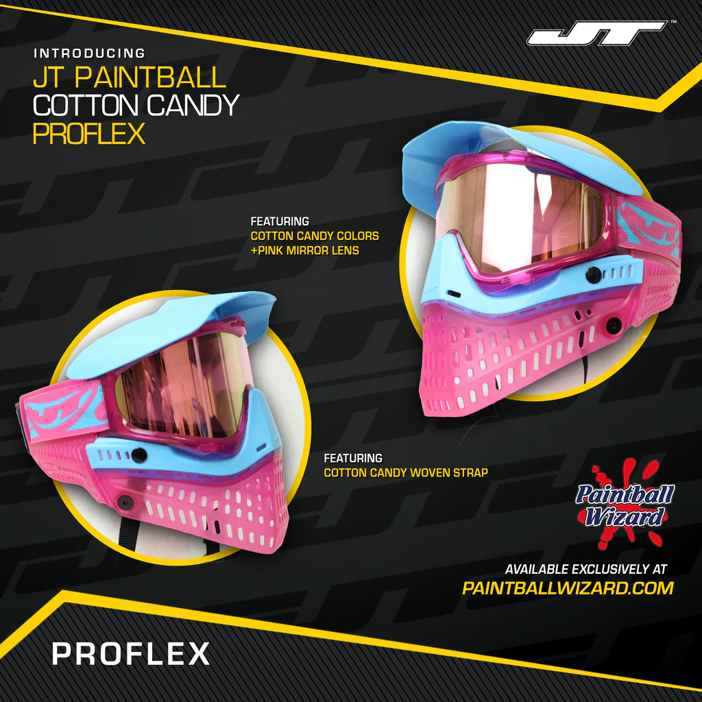 JT Proflex LE Mask - Cotton Candy Ice w/Pink Mirror Lens - Image 4