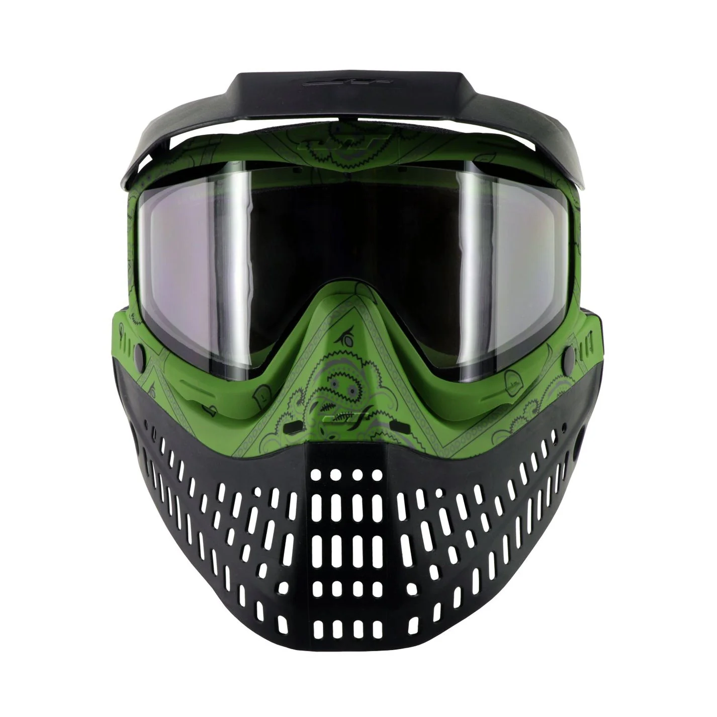 JT Proflex Paintball Mask - LE Bandana Series - Slime Green w/ Clear Lens ONLY - Image 3