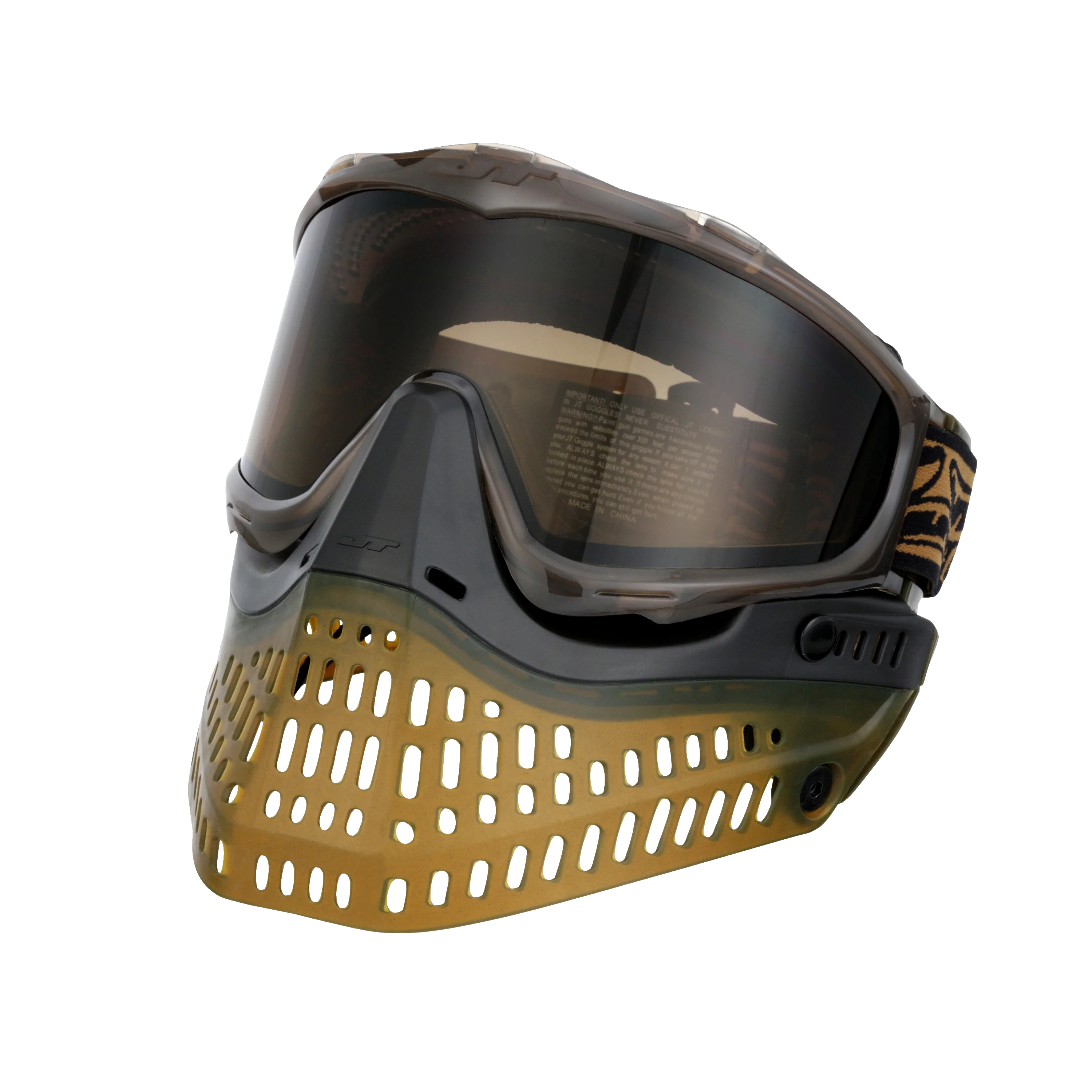 JT Proflex Paintball Mask - LE ICE Series - Brown - Image 2