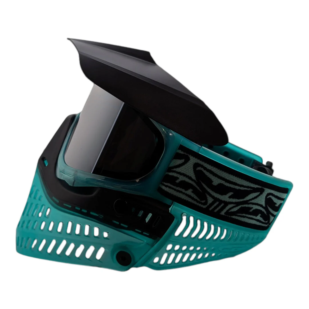 JT Proflex Paintball Mask - LE ICE Series - Teal - Image 2