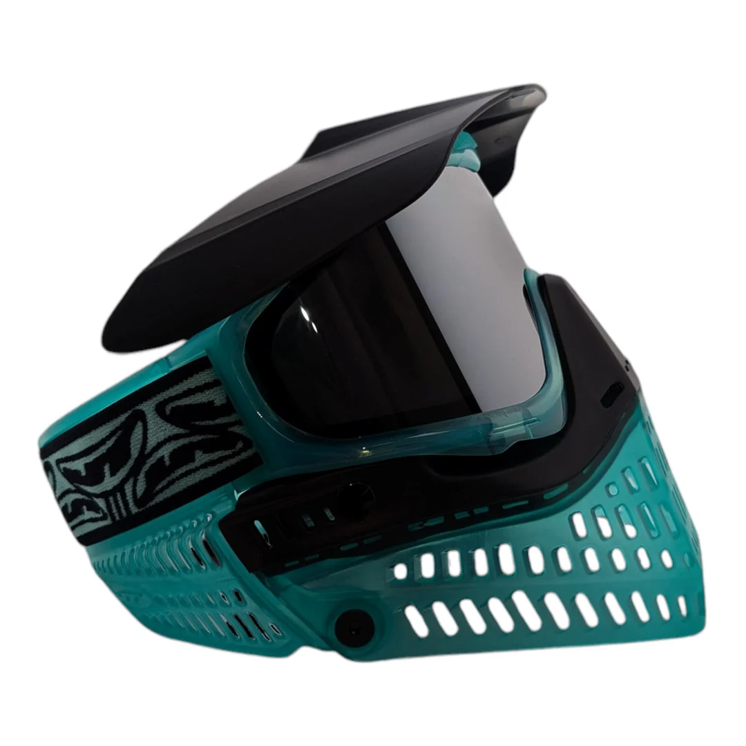 JT Proflex Paintball Mask - LE ICE Series - Teal - Image 4