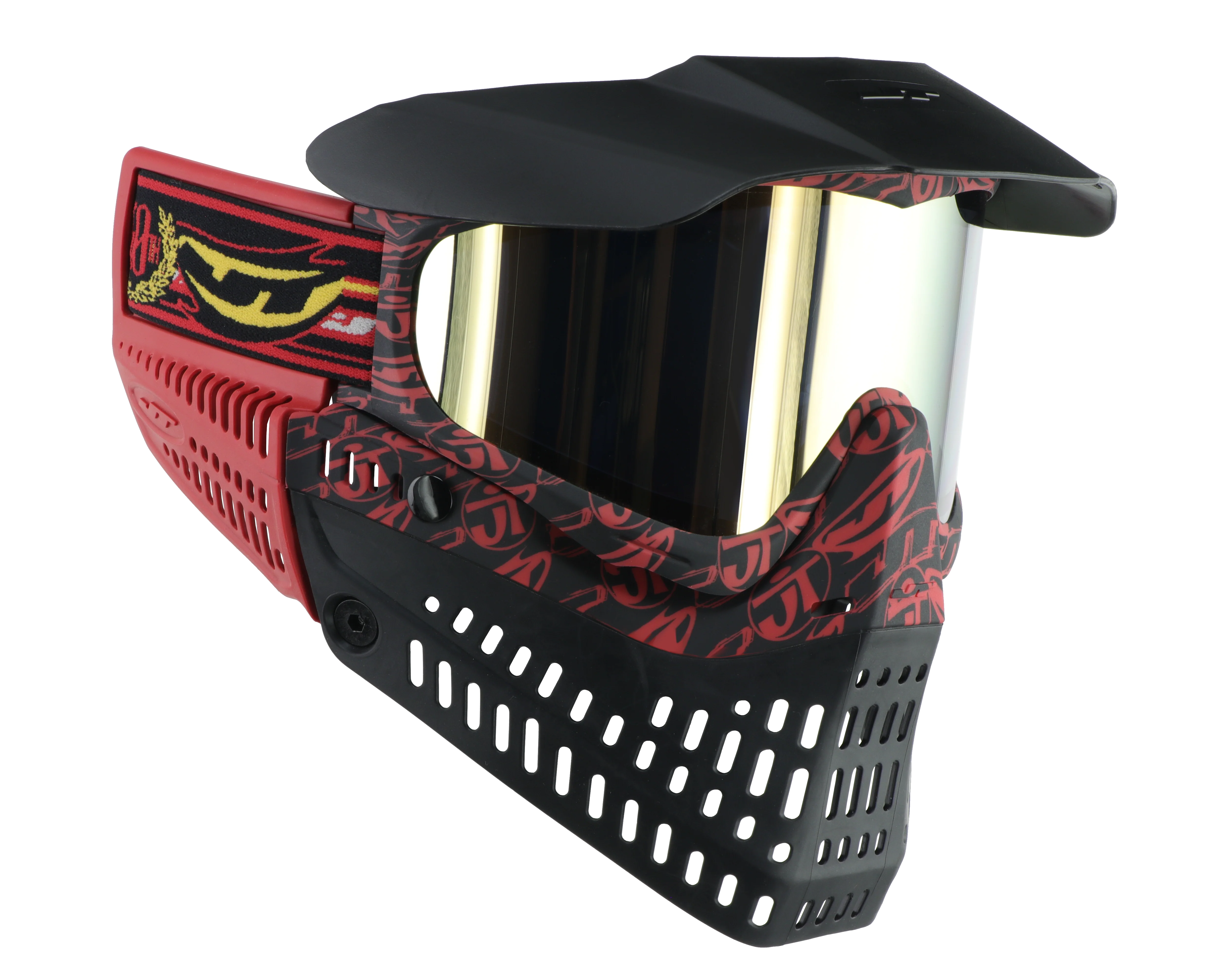 JT Proflex Paintball Mask - LE JT 40th Anniversary w/ Clear & Gold Lenses - Image 2