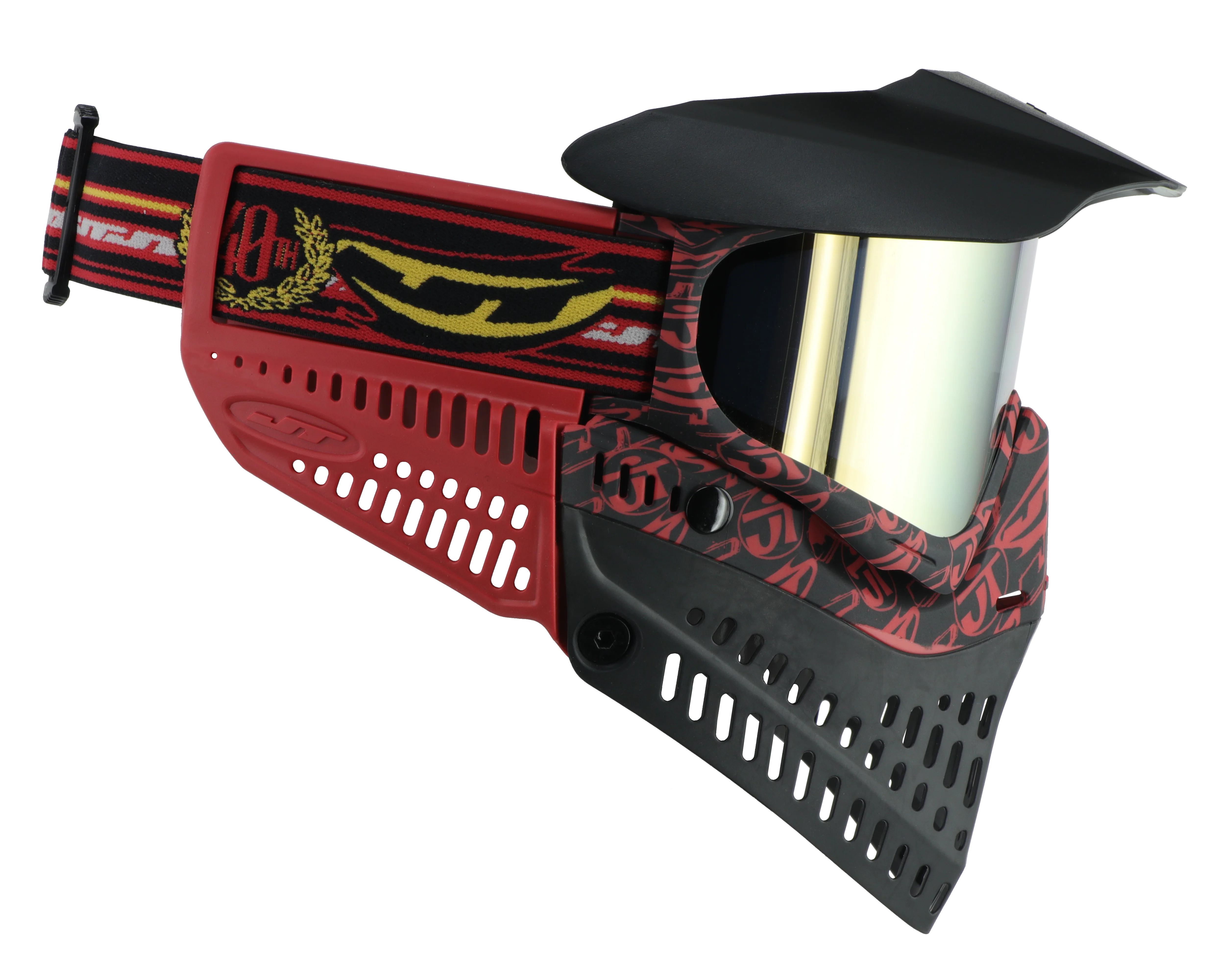 JT Proflex Paintball Mask - LE JT 40th Anniversary w/ Clear & Gold Lenses - Image 5