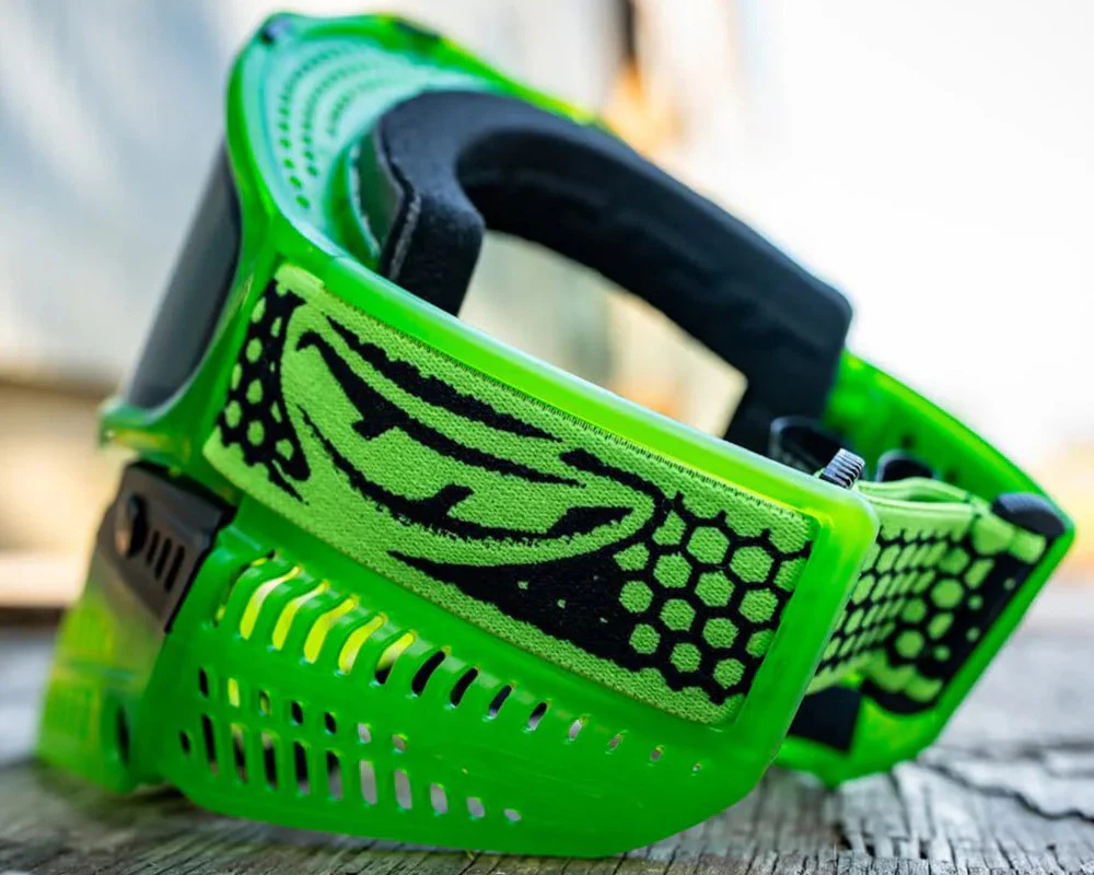 JT Proflex Paintball Mask - LE Lucky 15's - Ice Lime - Image 3