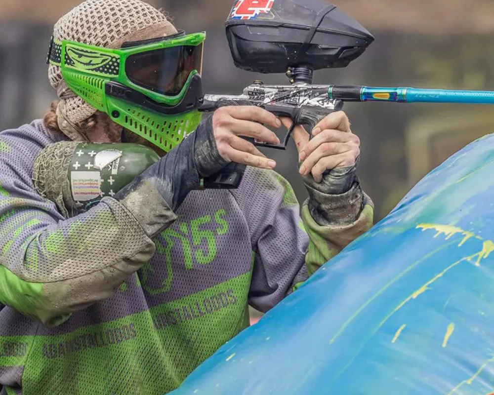 JT Proflex Paintball Mask - LE Lucky 15's - Ice Lime - Image 4