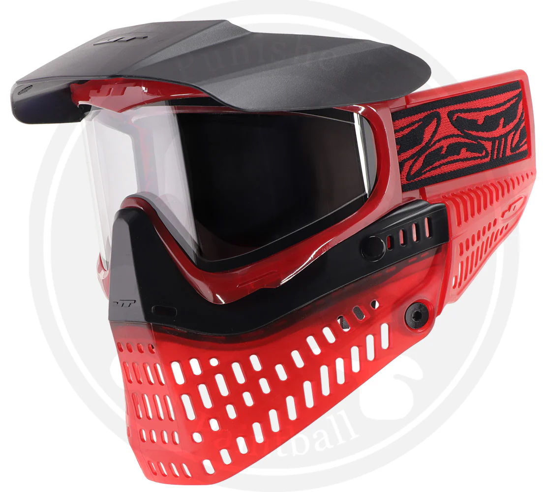 JT Proflex Paintball Mask - LE Translucent Ice Red