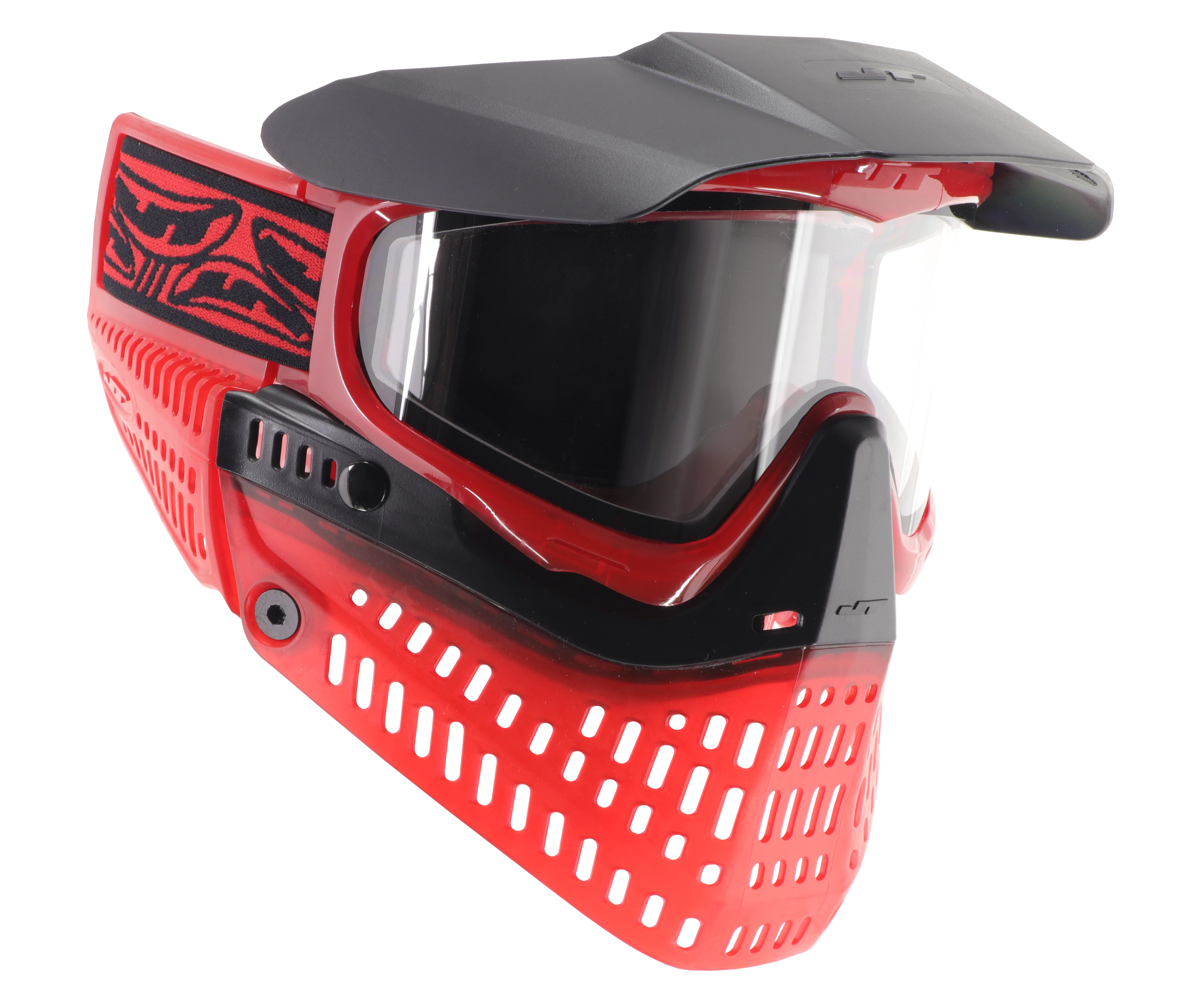 JT Proflex Paintball Mask - LE Translucent Ice Red - Image 2