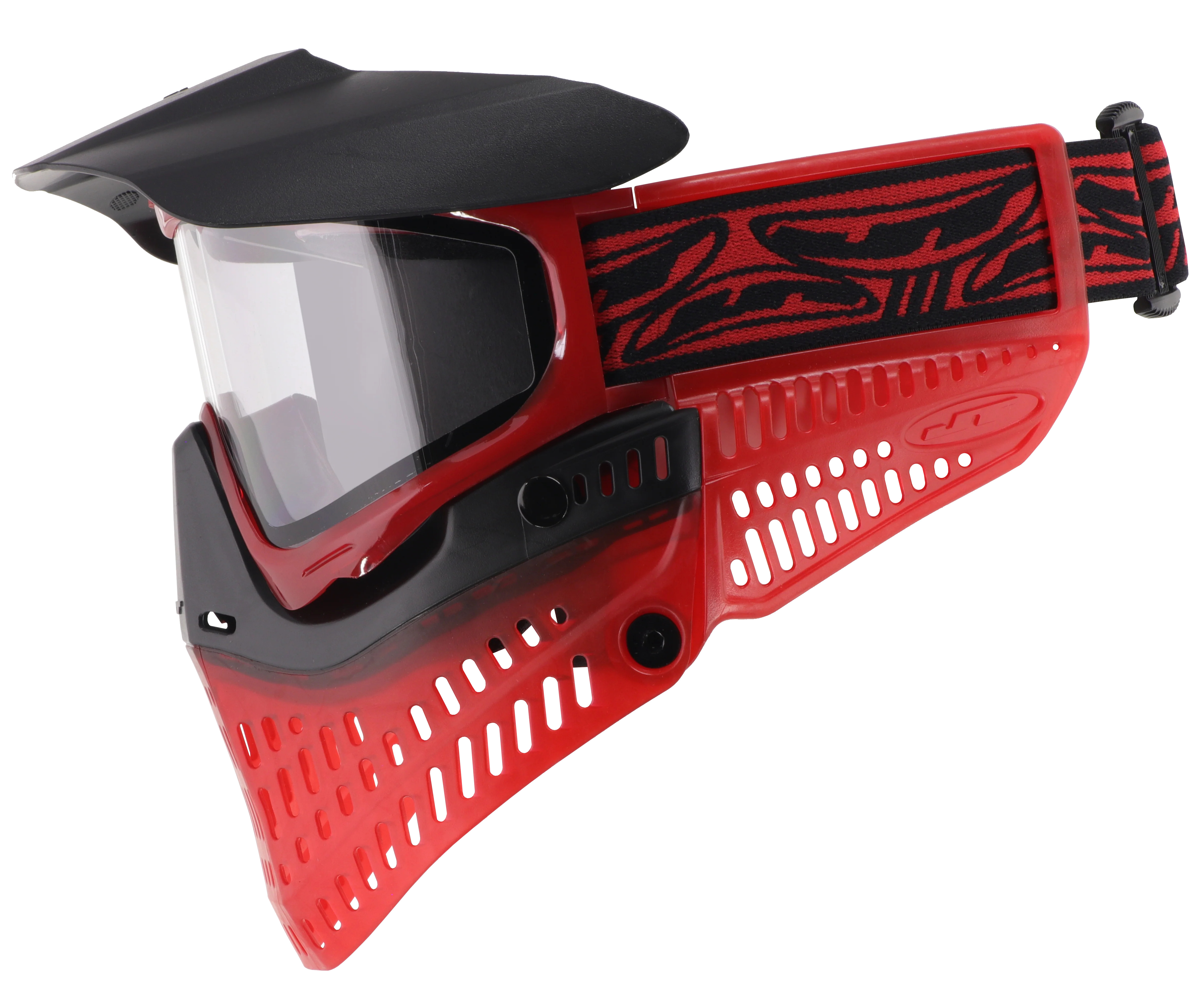 JT Proflex Paintball Mask - LE Translucent Ice Red - Image 3