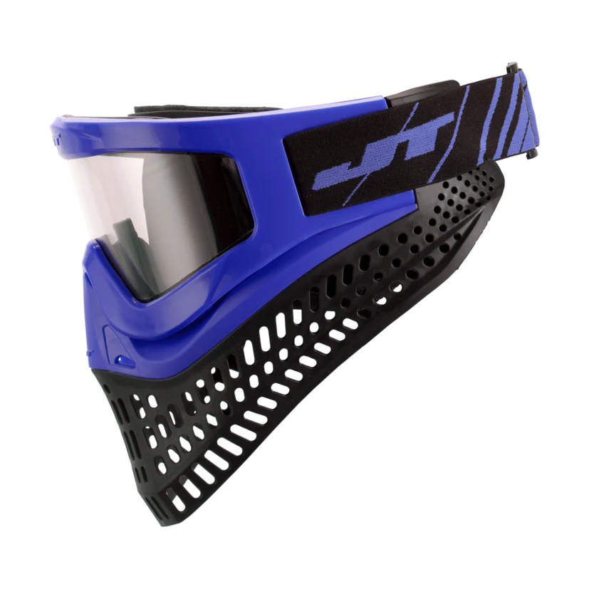 JT Proflex X Thermal Paintball Mask - Blue Nose w/ Quick Change System - Image 3