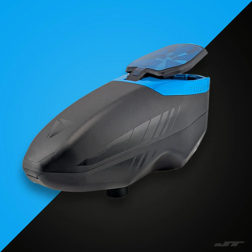JT Triad REVISED Paintball Loader - Black/Blue
