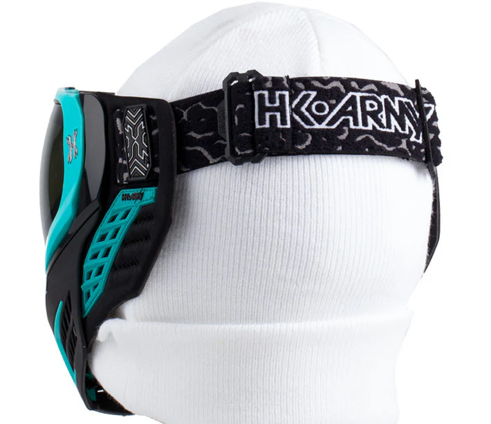 KLR Goggle Abyss (Black/Teal - Cobalt Lens) - Image 2