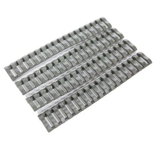Low Profile Tactical RIS Rail Cover (4x) (Foliage Green)