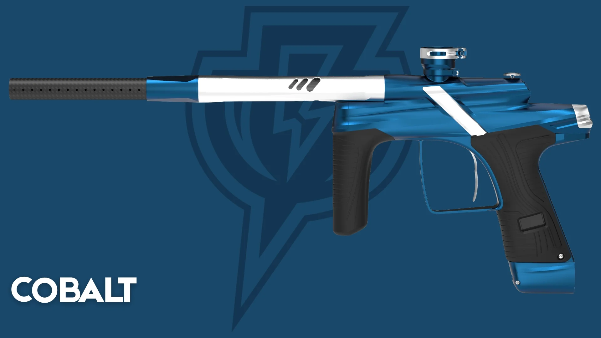 MacDev Cyborg X Paintball Marker - Cobalt (Dust Blue/Silver) *PRE-ORDER*