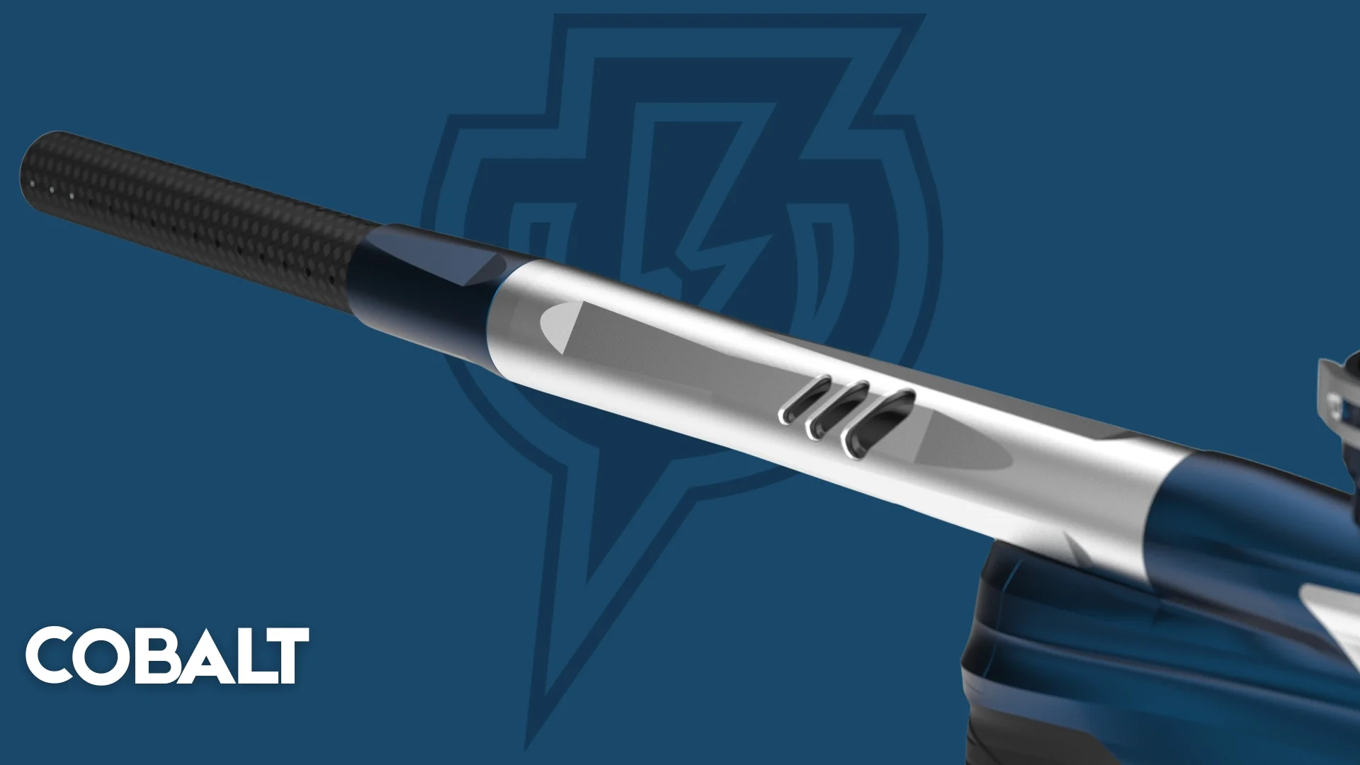 MacDev Cyborg X Paintball Marker - Cobalt (Dust Blue/Silver) *PRE-ORDER* - Image 3