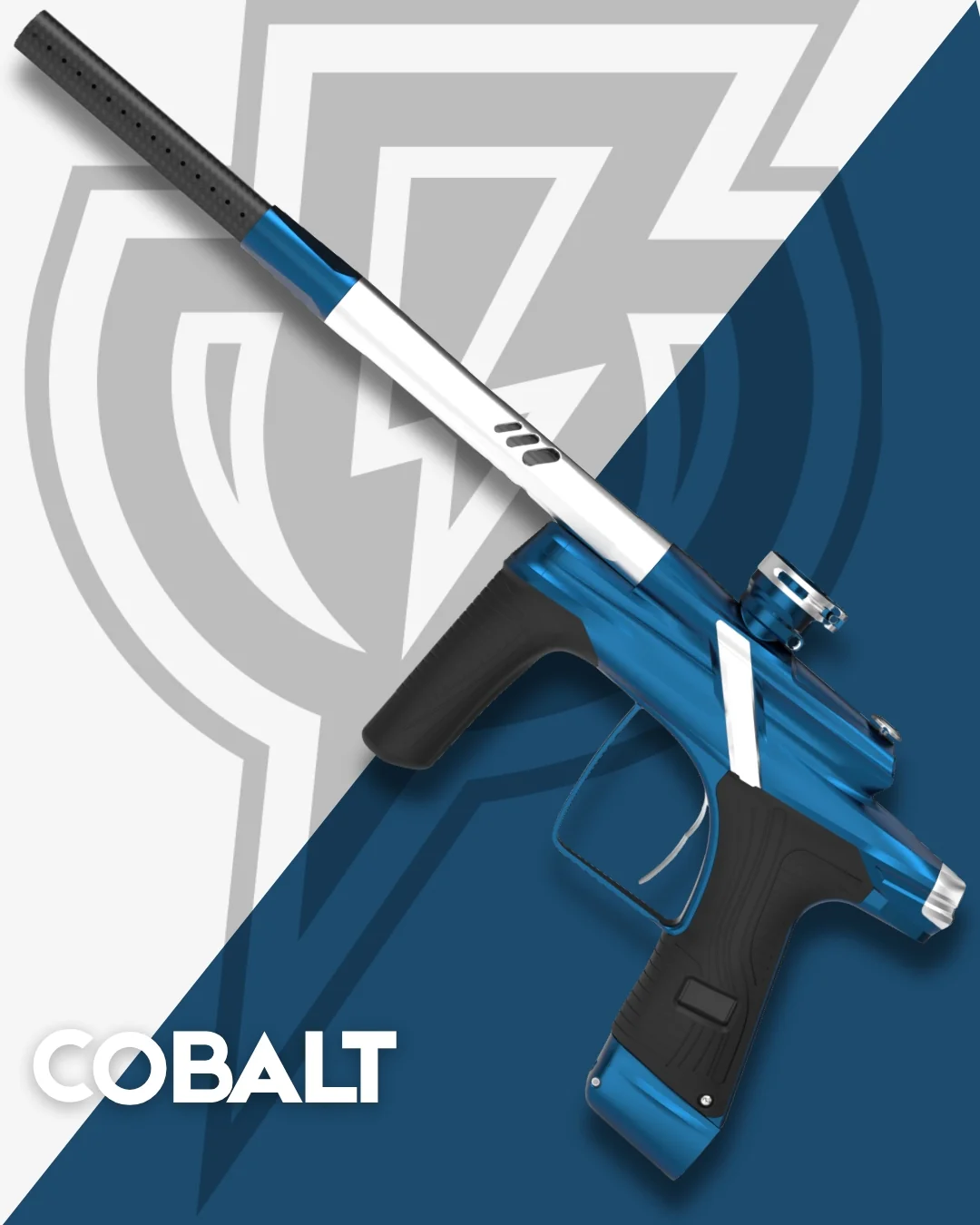 MacDev Cyborg X Paintball Marker - Cobalt (Dust Blue/Silver) *PRE-ORDER* - Image 5