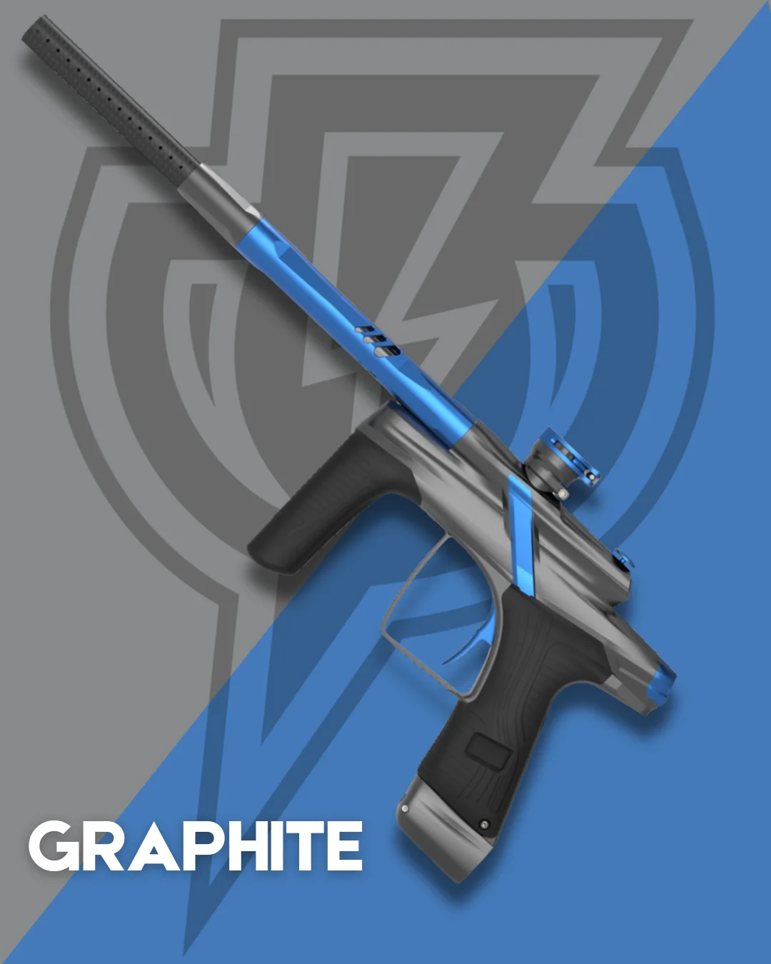 MacDev Cyborg X Paintball Marker - Graphite (Dust Grey/Teal) *PRE-ORDER* - Image 5