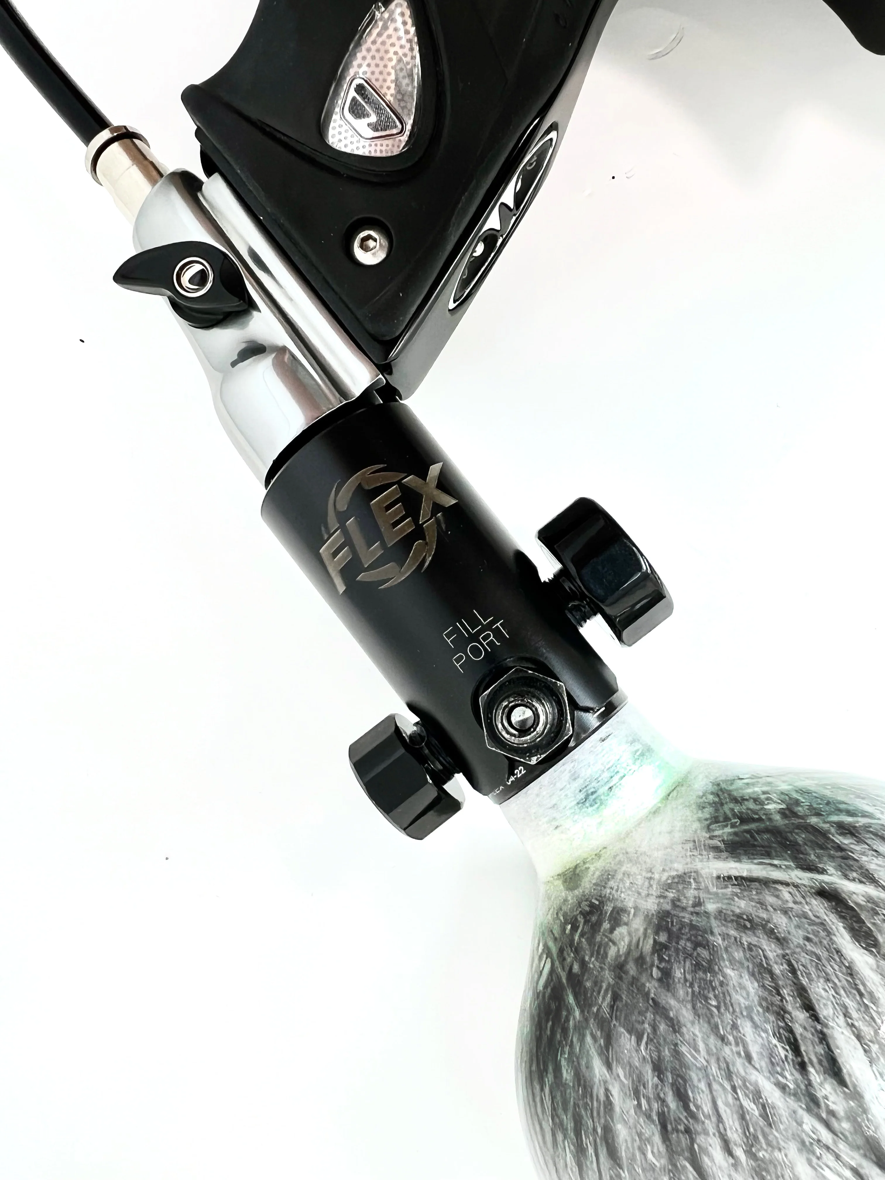 Ninja Flex Regulator System 4500 PSI  - Rotational Collar with External Adjustable Output Pressure - Image 2