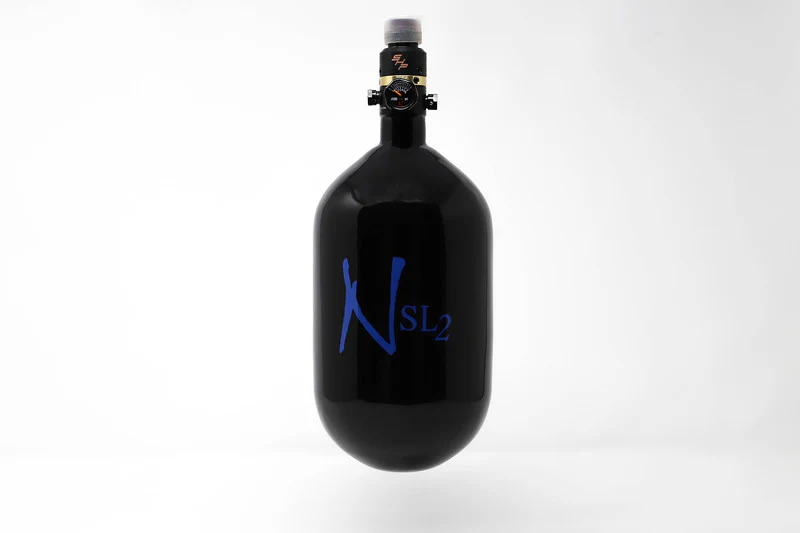 Ninja SL2 68/4500 Carbon Fiber Paintball Tank - Black/Blue - Image 3