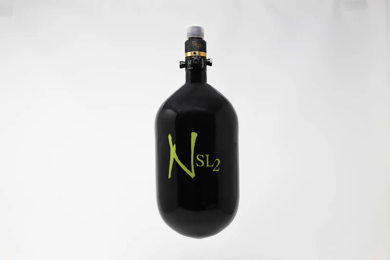 Ninja SL2 68/4500 Carbon Fiber Paintball Tank - Black/Lime - Image 4