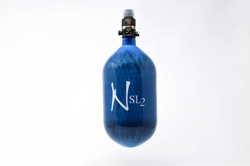 Ninja SL2 68/4500 Carbon Fiber Paintball Tank - Blue - Image 2