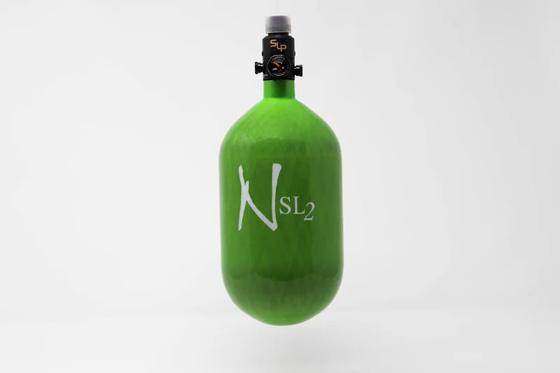 Ninja SL2 68/4500 Carbon Fiber Paintball Tank - Lime - Image 3