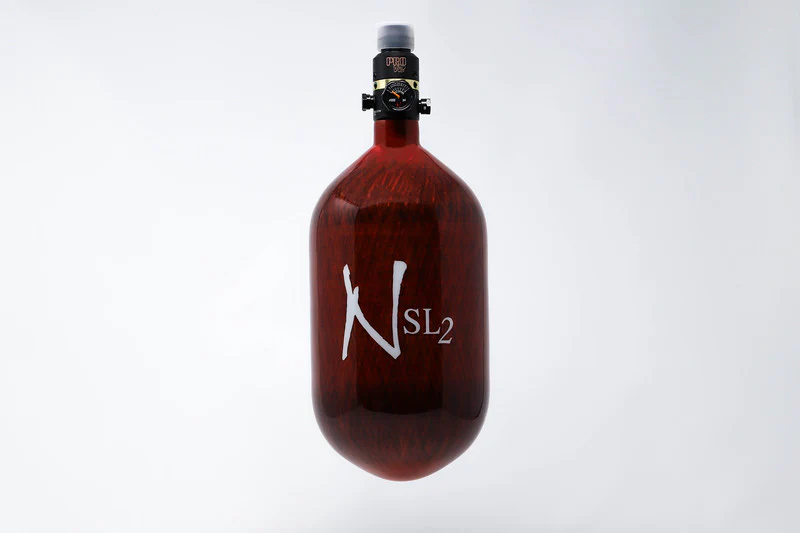 Ninja SL2 68/4500 Carbon Fiber Paintball Tank - Red - Image 2