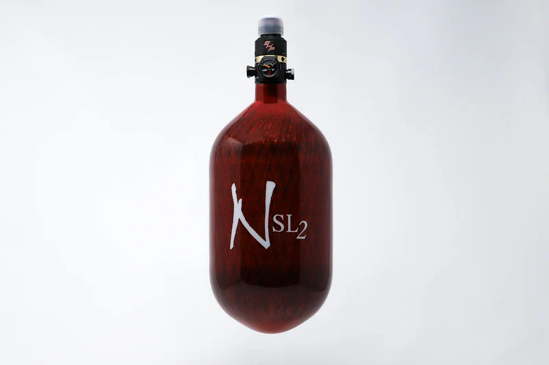 Ninja SL2 68/4500 Carbon Fiber Paintball Tank - Red - Image 4
