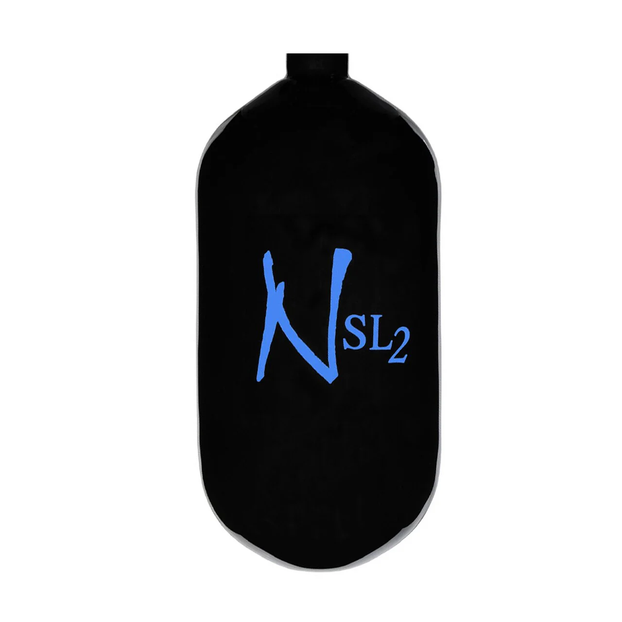 Ninja SL2 77/4500 Paintball Tank BOTTLE ONLY - Black/Blue - Image 2