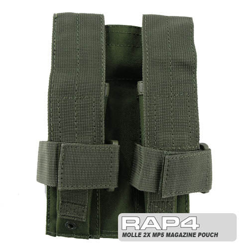 OLIVE DRAB Double MP5 Magazine Pouch