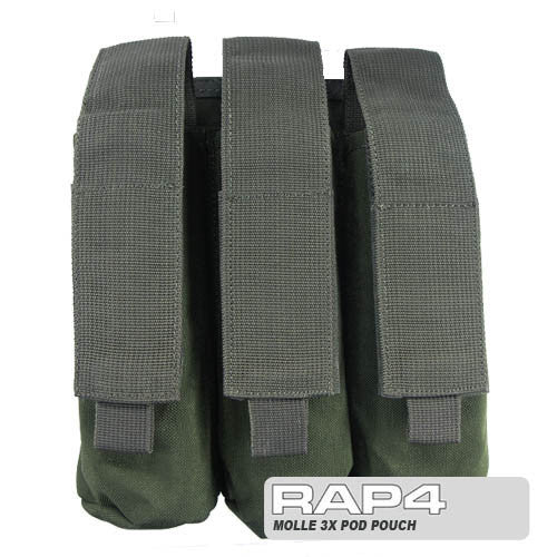 OLIVE DRAB Triple Pod Pouch