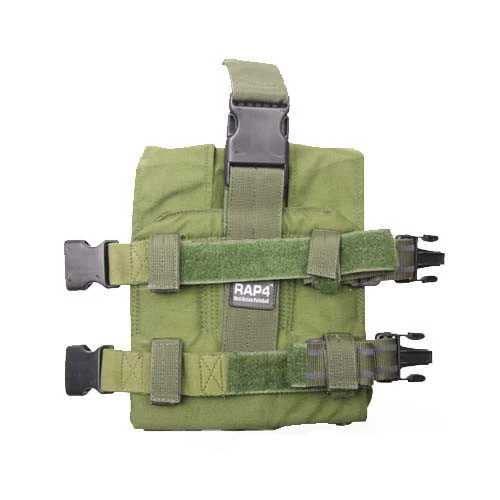 OLIVE DRAB Triple SMG Magazine Leg Pouch - Image 2