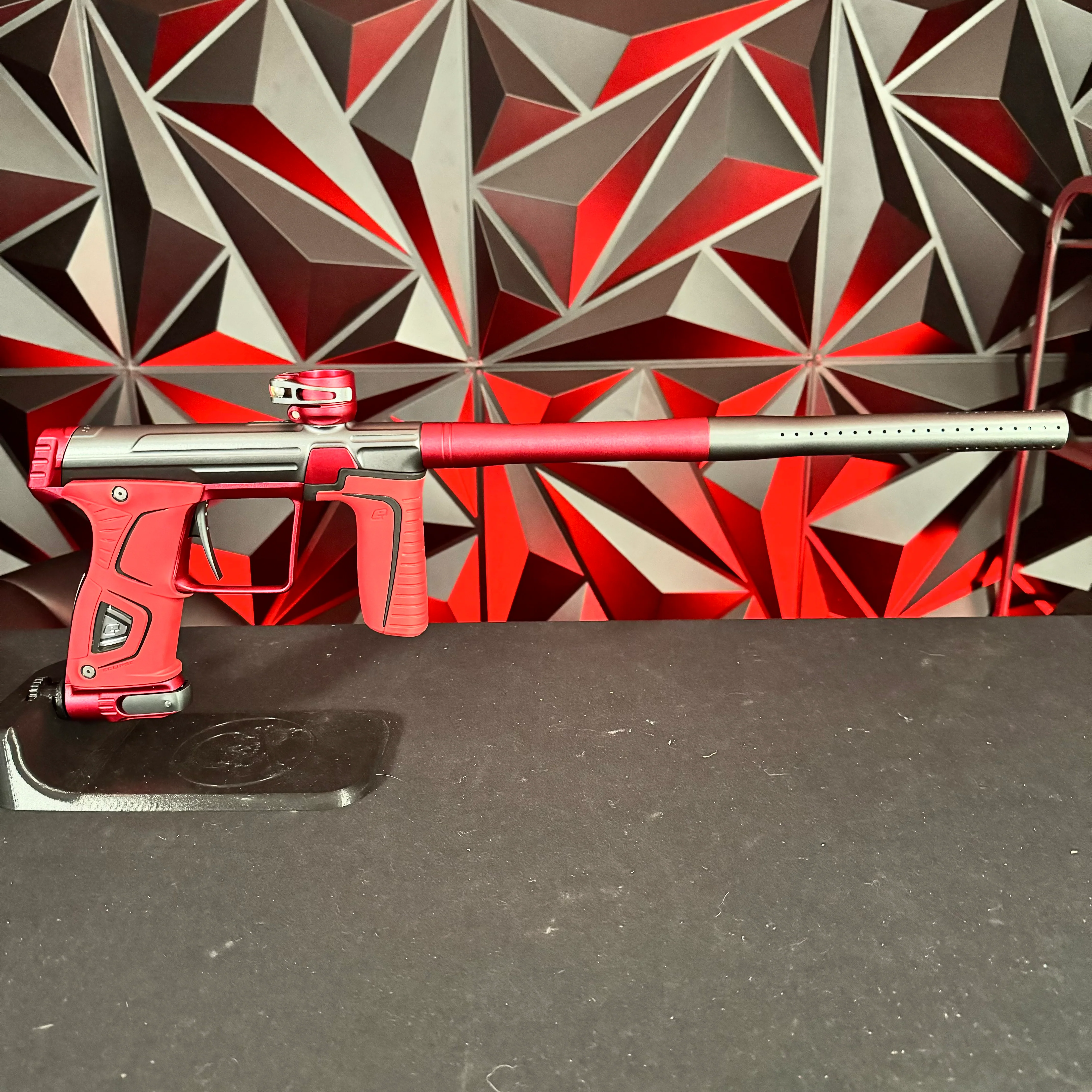 Used Planet Eclipse 170R Paintball Gun - Pewter/Red w/SSC Bolt - Image 6