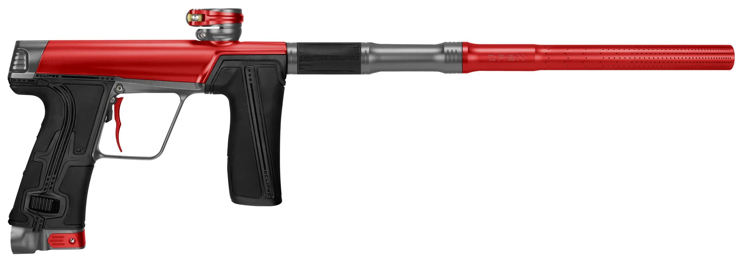 Planet Eclipse CS3 Pro Paintball Gun - Ashes (Red/Medium Grey) - Image 2