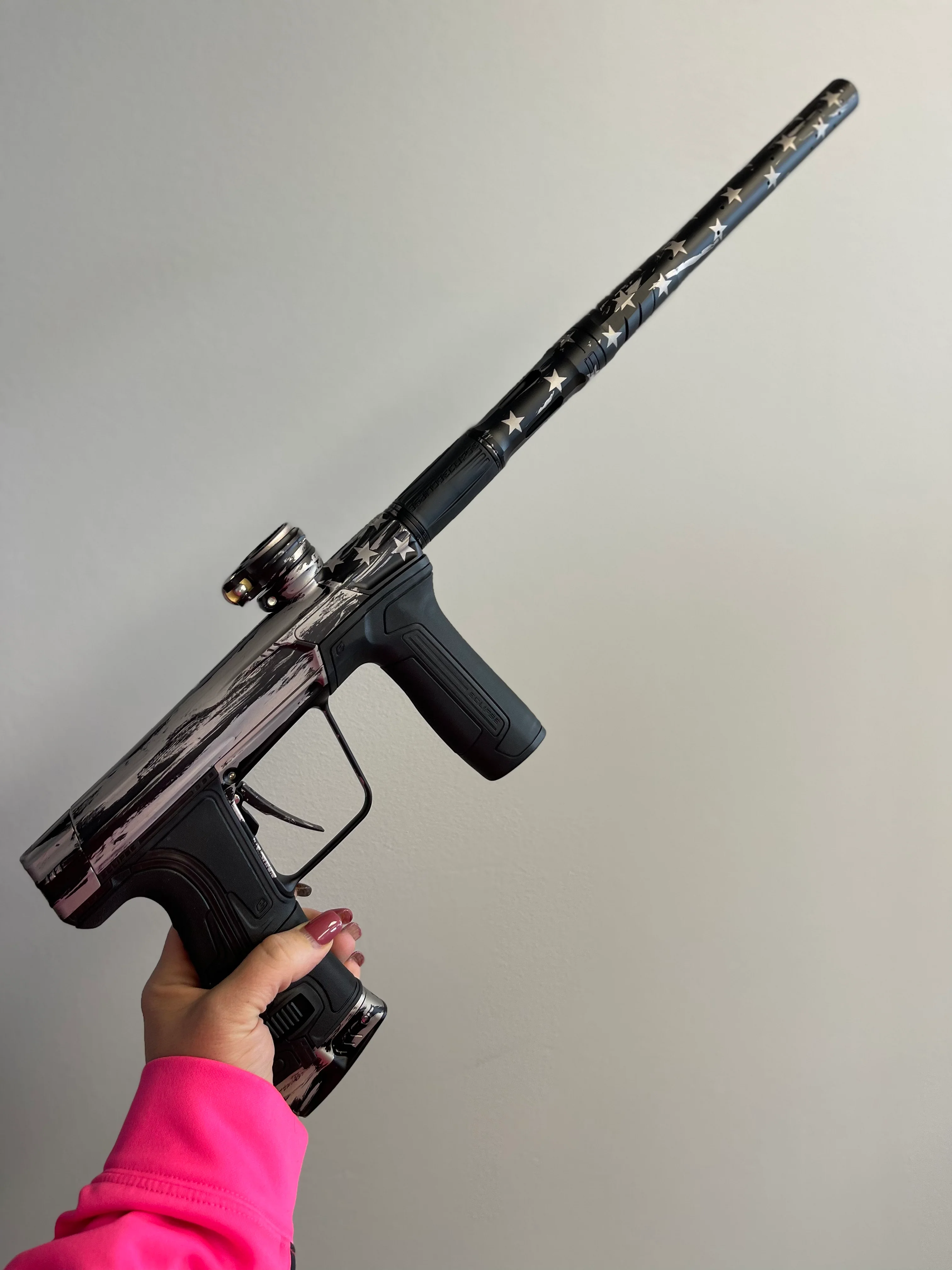 Used Planet Eclipse CS3 ULTIMATE Paintball Gun - LE Black Flag - Image 2