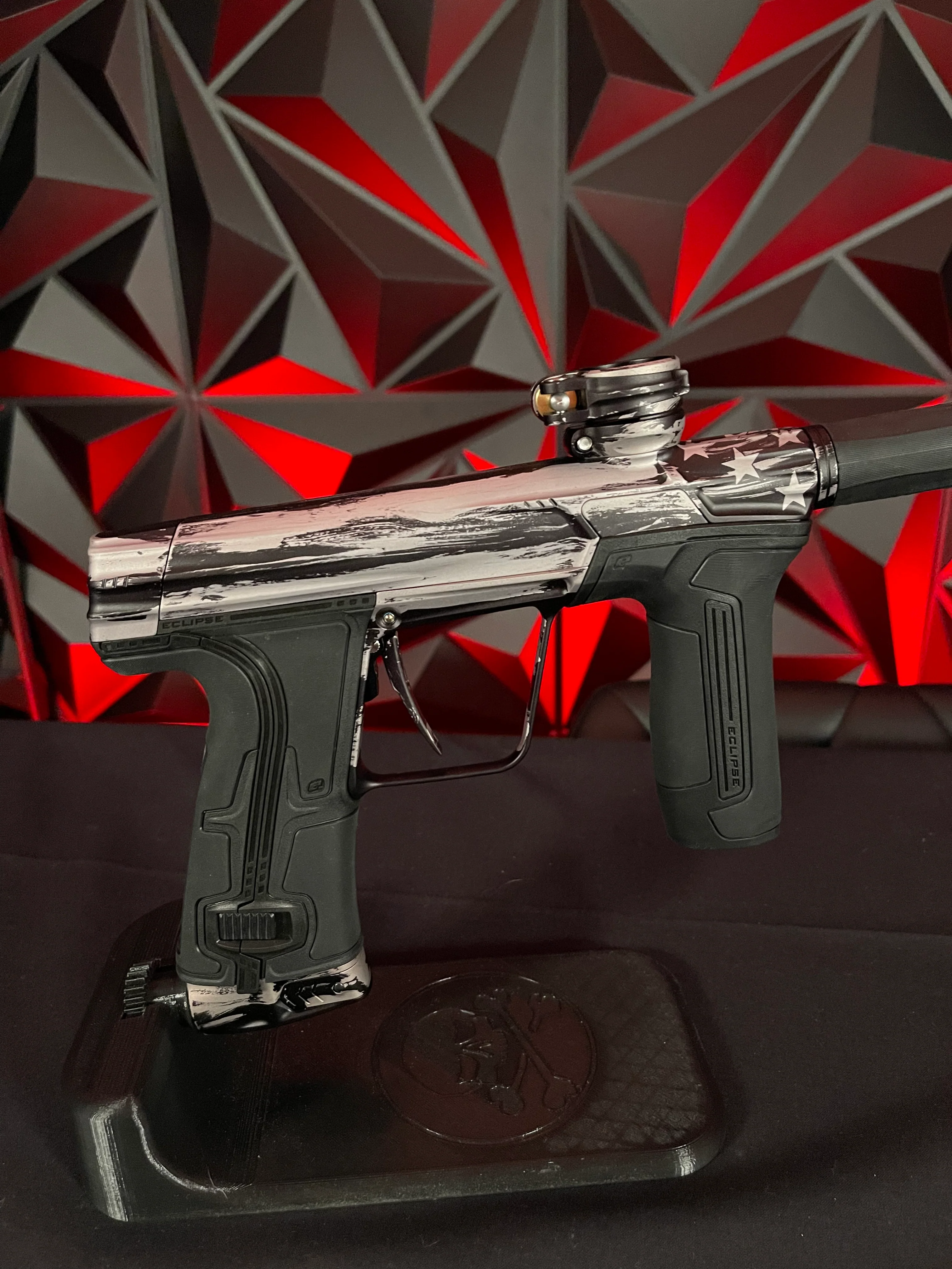 Used Planet Eclipse CS3 ULTIMATE Paintball Gun - LE Black Flag - Image 3