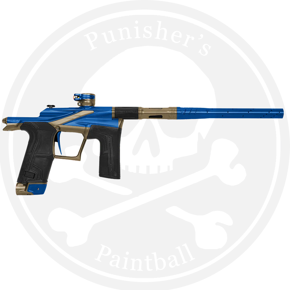 Planet Eclipse Ego LV2 Paintball Gun - Blue w/ Bronze Accents